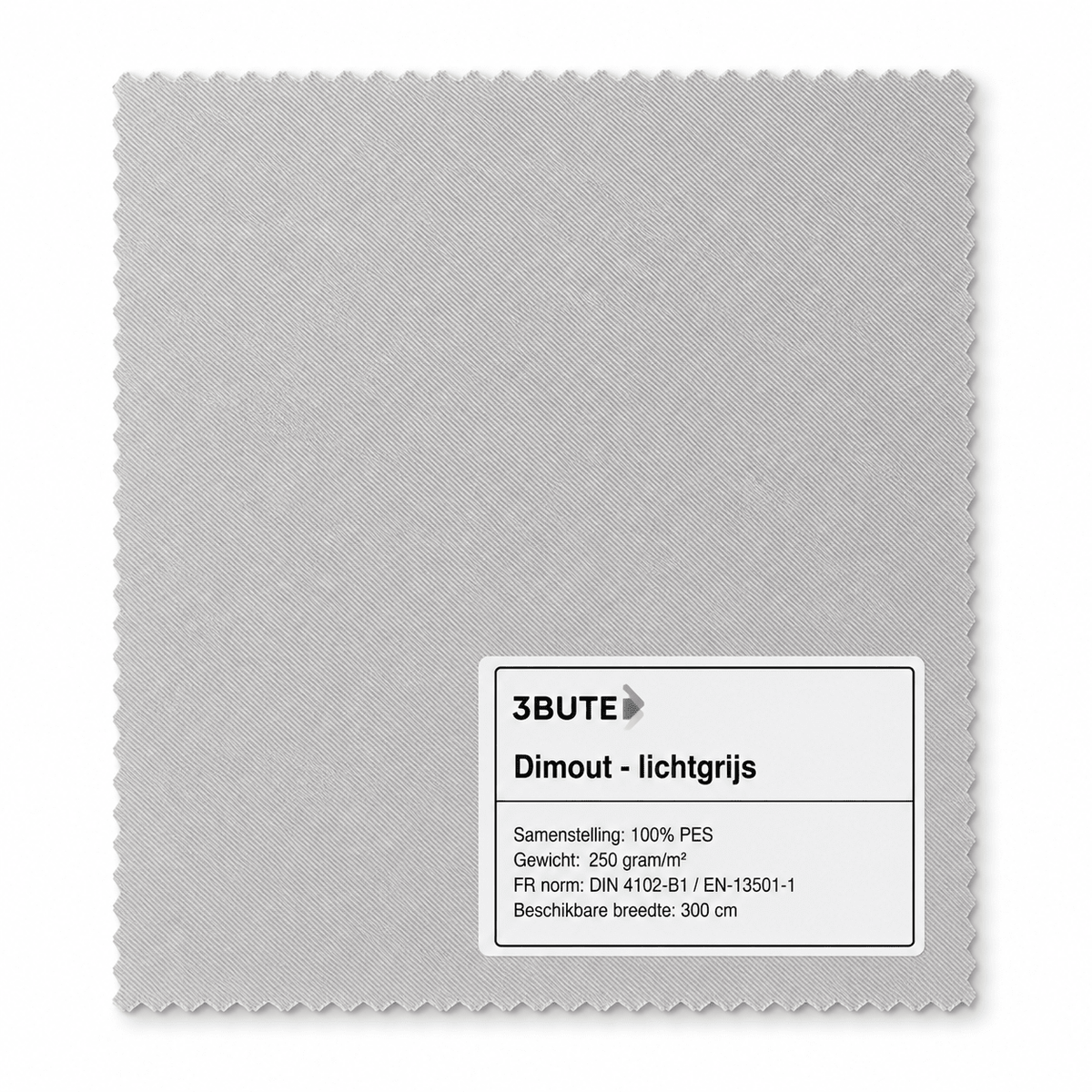 Sample · Dimout - Lichtgrijs - sample - 3BUTE