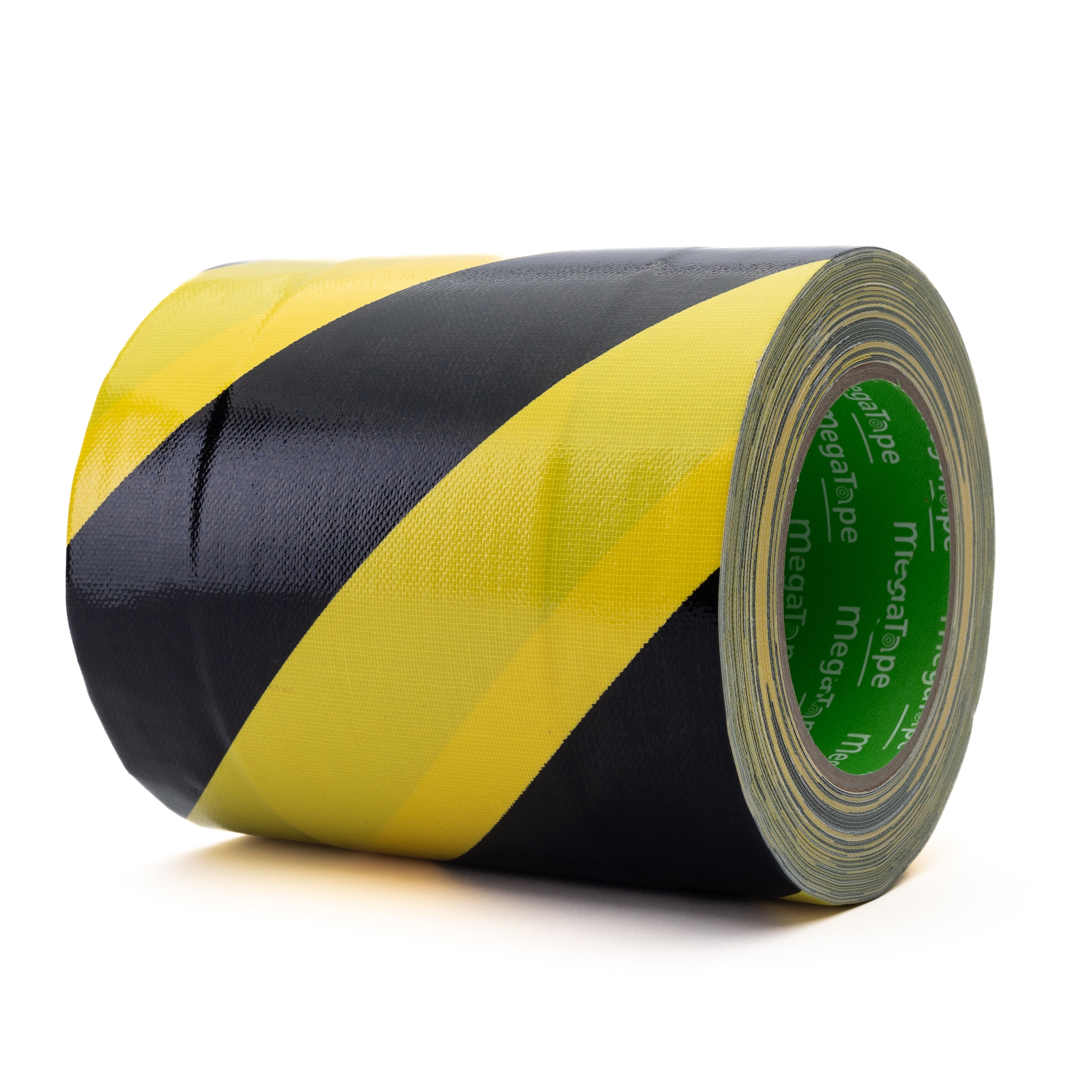 Megatape 950 tunneltape zwart-geel 150mm onbelijmd midden voor kabelgoten events