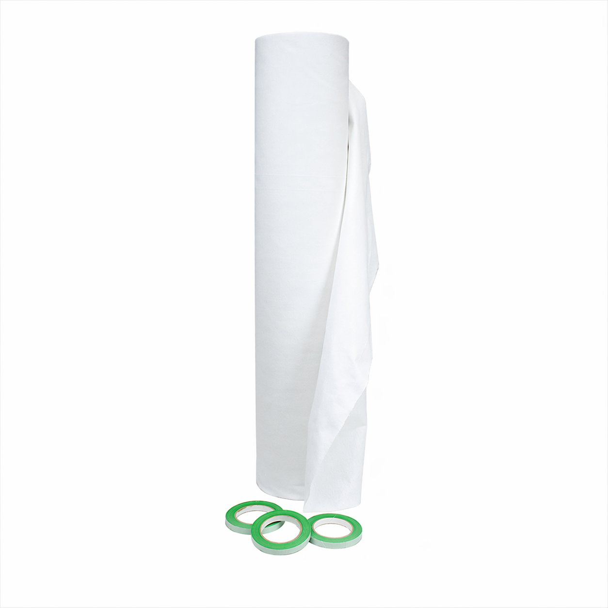 3BUTE flanel wit 100cm rol 30m voor evenementen en theater