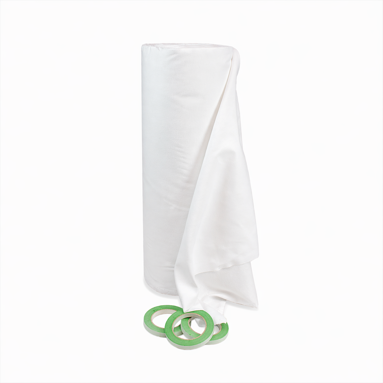 3BUTE flanel wit 60cm rol 30m voor evenementen en theater