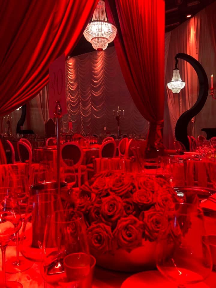 Premium flannel 300 cm · red (3300) · 30-metre roll - Flannel 300 cm - 3BUTE