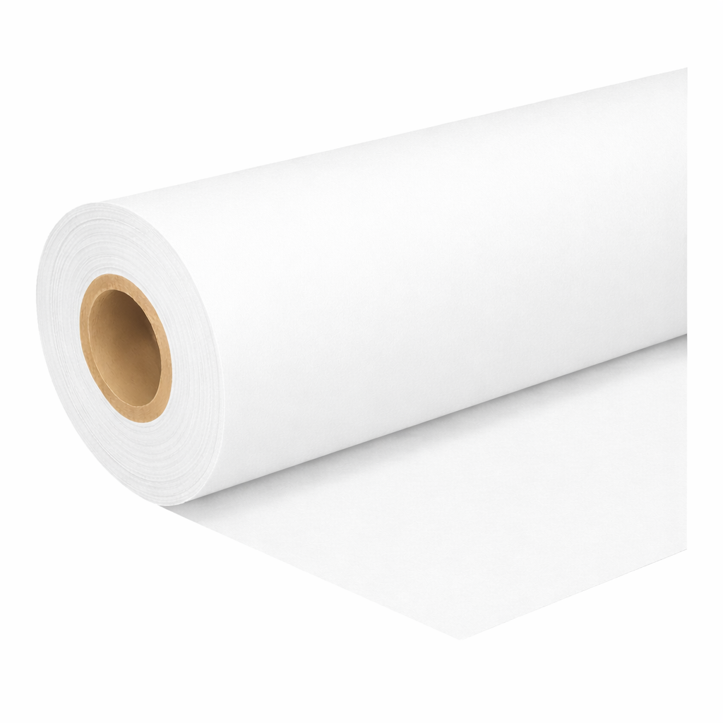 brandwerend Flanel 260 cm wit (0301) rol 50m voor events, theater en beurzen