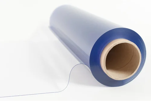 brandwerend PVC folie transparant rol 100m voor events, theater en beurzen