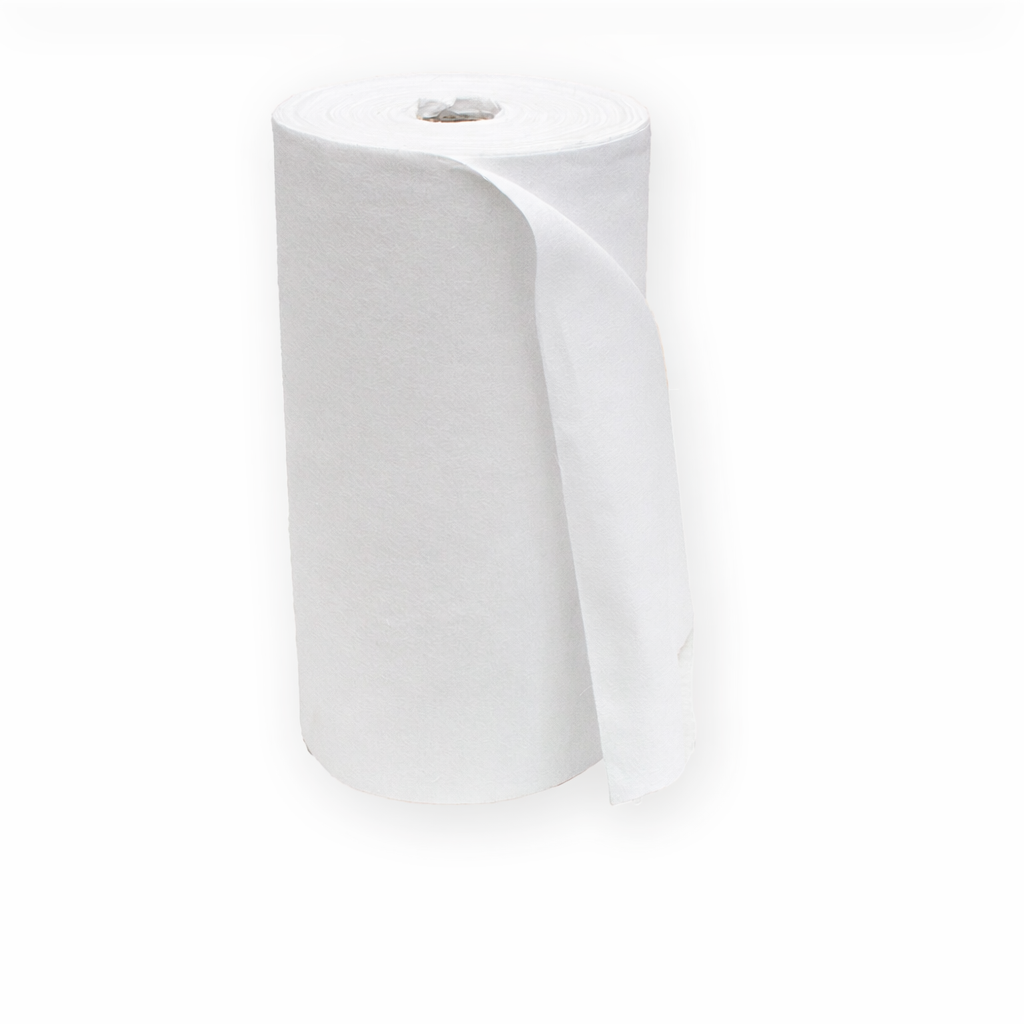 3BUTE flanel wit 40cm rol 60m voor evenementen en theater