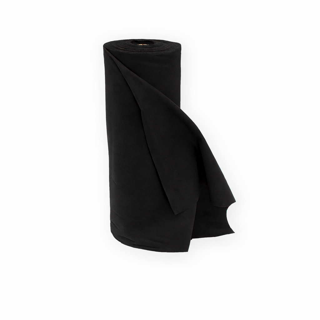 3BUTE flanel zwart 60cm rol 60m voor evenementen en theater